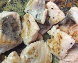 鮭とほうれん草のクリームパスタ作り方4写真
