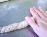 ブルーチーズ入りねじり胡桃パン作り方7写真