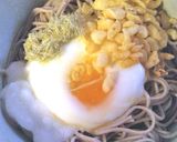 温泉卵のおぼろ月見そば作り方3写真