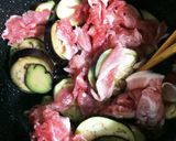 豚肉と茄子のつけ素麺作り方3写真