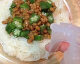 オクラのネバネバそうめん作り方4写真