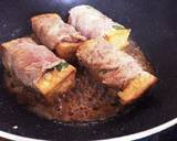 簡単 美味しい♡厚揚げの節約しそ肉巻き作り方6写真