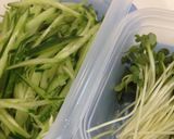 巻くだけ！生ハムのキュウリ巻き巻き作り方1写真