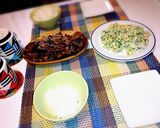 なすとカリカリ豚の甘酢炒め作り方5写真