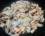 きのこと鮭の塩こぶチャーハン作り方2写真