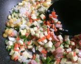 ピリッ！即席 スパイシーカレーピラフ作り方3写真