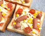 夏休みのお昼に♪変身！ウイニートースト♪作り方3写真