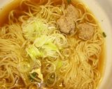 簡単絶品！鶏つくねと水菜鍋＠ラーメン〆作り方5写真
