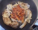 簡単！和風～豚キムチ丼作り方2写真