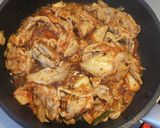 簡単！和風～豚キムチ丼作り方3写真