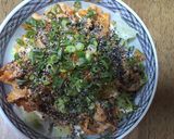 簡単！和風～豚キムチ丼作り方5写真