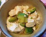 レンジで簡単~中華風ピリ辛めんつゆ豆腐作り方4写真
