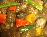 夏野菜とレンコン肉団子中華がため作り方7写真