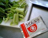 簡単☆内緒のだしで小松菜煮びたし(^^)作り方1写真