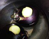 賀茂茄子のグリーンカレー お素麺添え作り方5写真