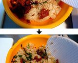 豆腐ハンバーグのみぞれ丼!作り方2写真