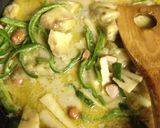 賀茂茄子のグリーンカレー お素麺添え作り方7写真