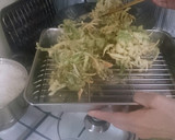 セロリの葉大量消費☆簡単緑のかき揚げ作り方9写真