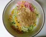 我が家のハムとキャベツのオイマヨサラダ♪作り方4写真