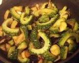 茄子と苦瓜の味噌炒め作り方3写真