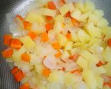 ヘルシー♪豆乳のクラムチャウダー♪作り方1写真