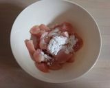 酢鶏とカラフルピーマンの甘酢あん**作り方2写真
