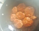 *赤wineデミソース煮込みハンバーグ*作り方5写真
