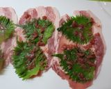 さっぱり！豚肉の梅シソ巻揚げ作り方1写真