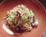 ガッツリ!ゴーヤと牛肉の素麺チャンプル作り方4写真
