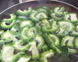 ゴーヤと干しえびのカレー粉のマヨ和え作り方3写真