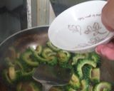 ゴーヤと干しえびのカレー粉のマヨ和え作り方5写真