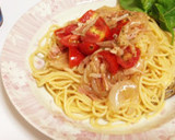 採れたてトマトと淡路玉ねぎの冷製パスタ作り方6写真