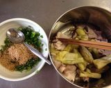 ぶた茄子のっけ蕎麦作り方2写真