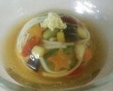 七夕に…夏野菜とそうめんのゼリー寄せ作り方12写真