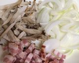 簡単かぼちゃクリームパスタ作り方1写真