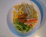 夏休みに☆ソーセー人の冷やし中華作り方3写真