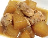 我が家の定番！！しっかり味の鶏大根作り方6写真