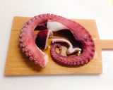 タコと青紫蘇と紅生姜の天ぷら作り方1写真