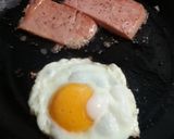 スパムで簡単♪なんちゃって朝マック♪作り方1写真