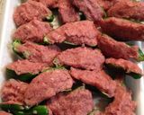 ピーマン肉詰め、トマトソースでイタリアン作り方4写真