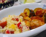 ひよこ豆とチキンのクスクス♪簡単だよ♪作り方10写真