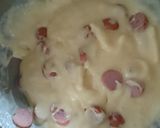 ウインナー混ぜパンケーキ作り方4写真