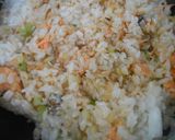 残った焼き鮭で・鮭玉子チャーハン作り方10写真