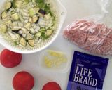 トマトと夏野菜のキーマカレー作り方2写真
