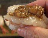 赤海老のにぎり鮨（炙り海老味噌乗せ）作り方5写真