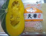 南瓜のいか天かす団子作り方1写真