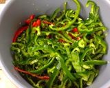 【山ごはん】ピーマンたっぷりの青椒肉絲作り方5写真