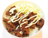 ランチにも☆さくさくガーリック唐揚げ丼作り方4写真