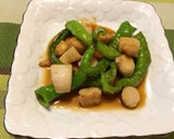 【簡単一品】ししとうと帆立のバター醤油♪作り方5写真