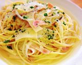 簡単エリンギとベーコンのスープパスタ♪作り方6写真